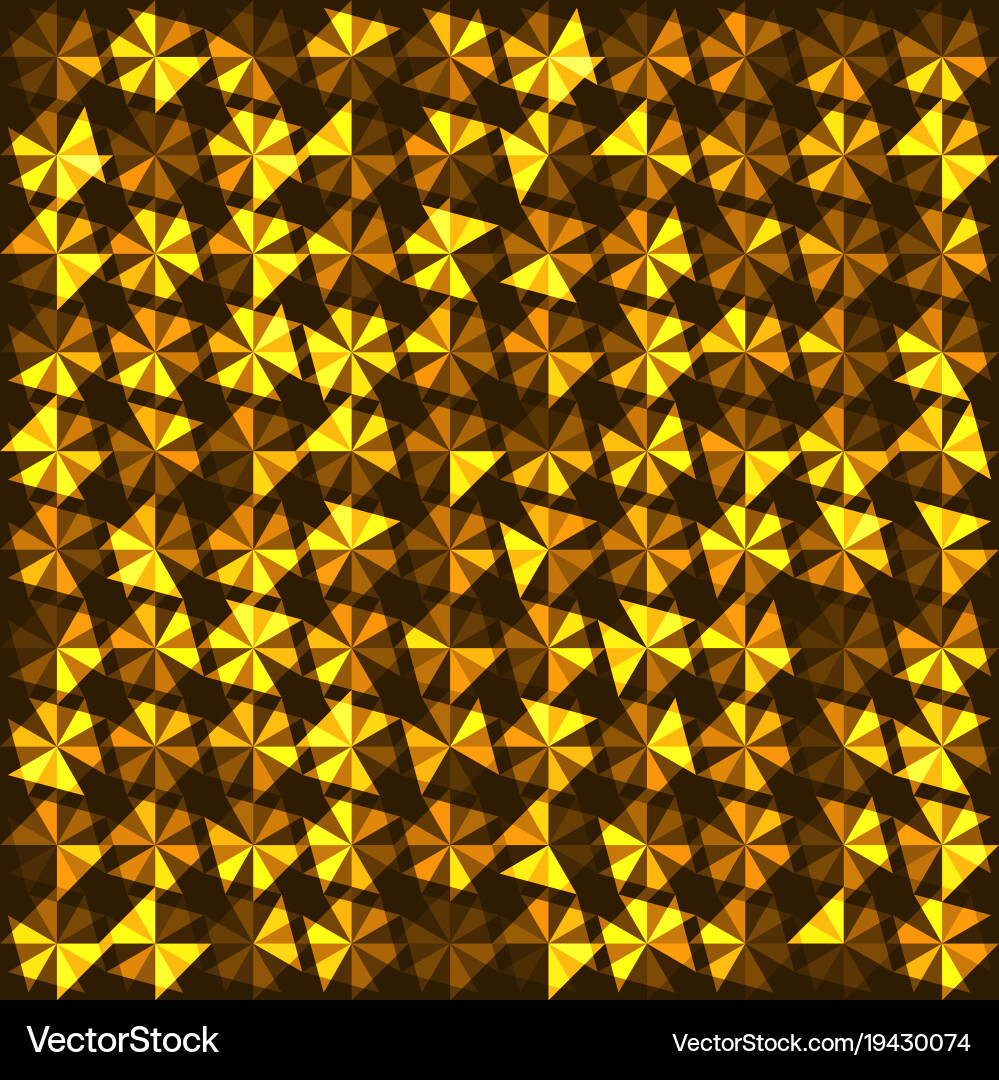 Abstract background of triangles vector image