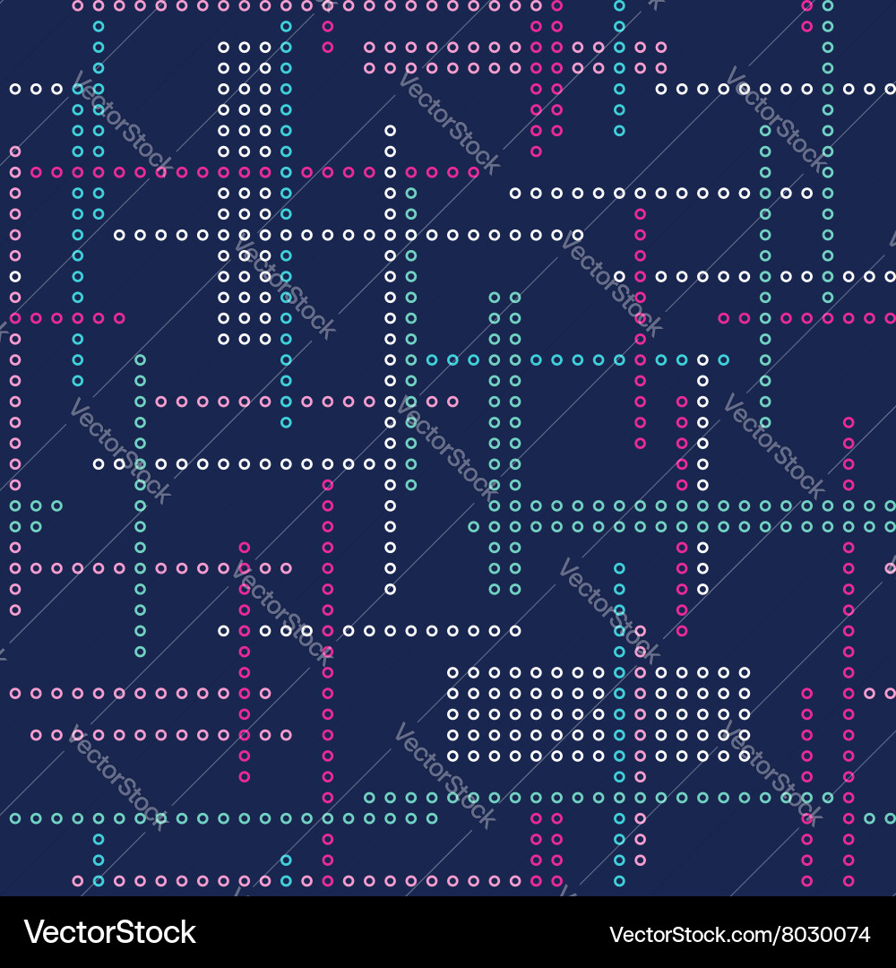 Abstract Techno Pattern vector image