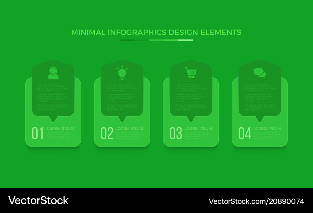 Business data visualization time line process Business data visualization time line process vector image