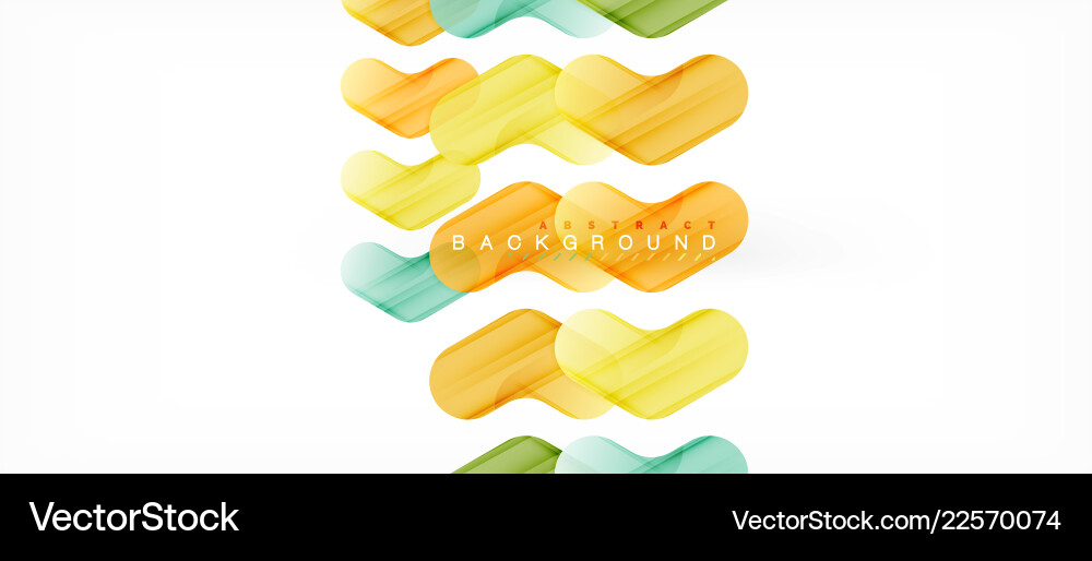 Colorful glossy arrows abstract background Vector Image