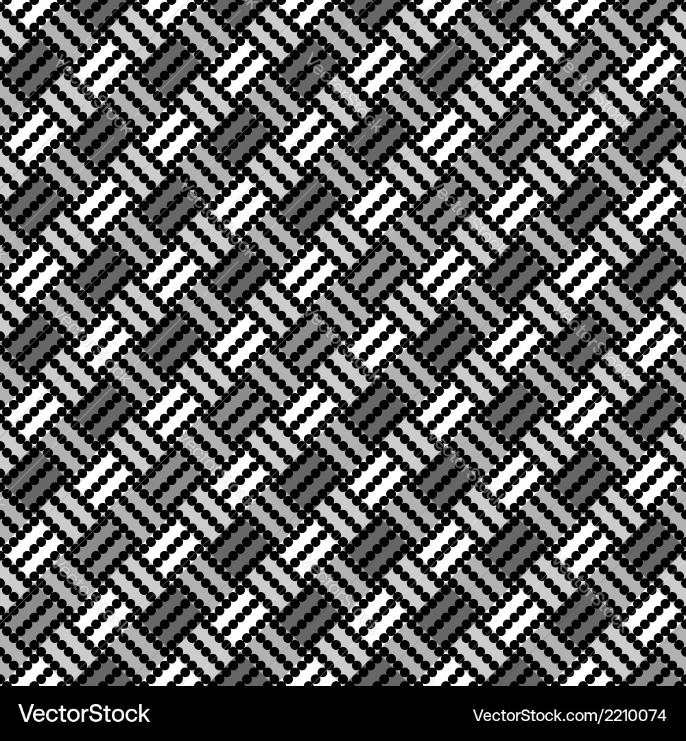 Design seamless monochrome pointed pattern vector image