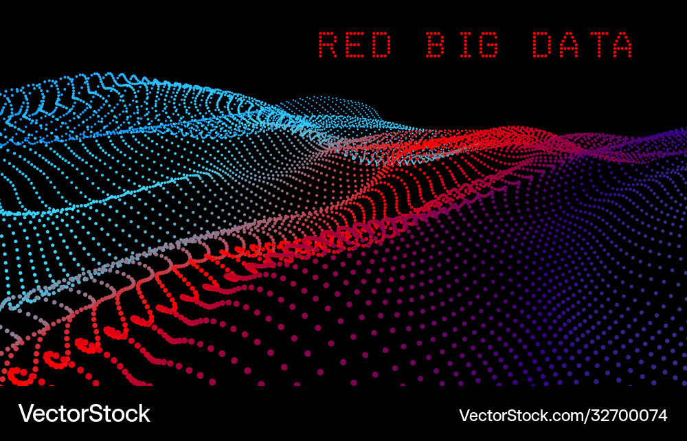 Dynamic particles wave from nodes 3d sea sphere Dynamic particles wave from nodes 3d sea sphere Vector Image