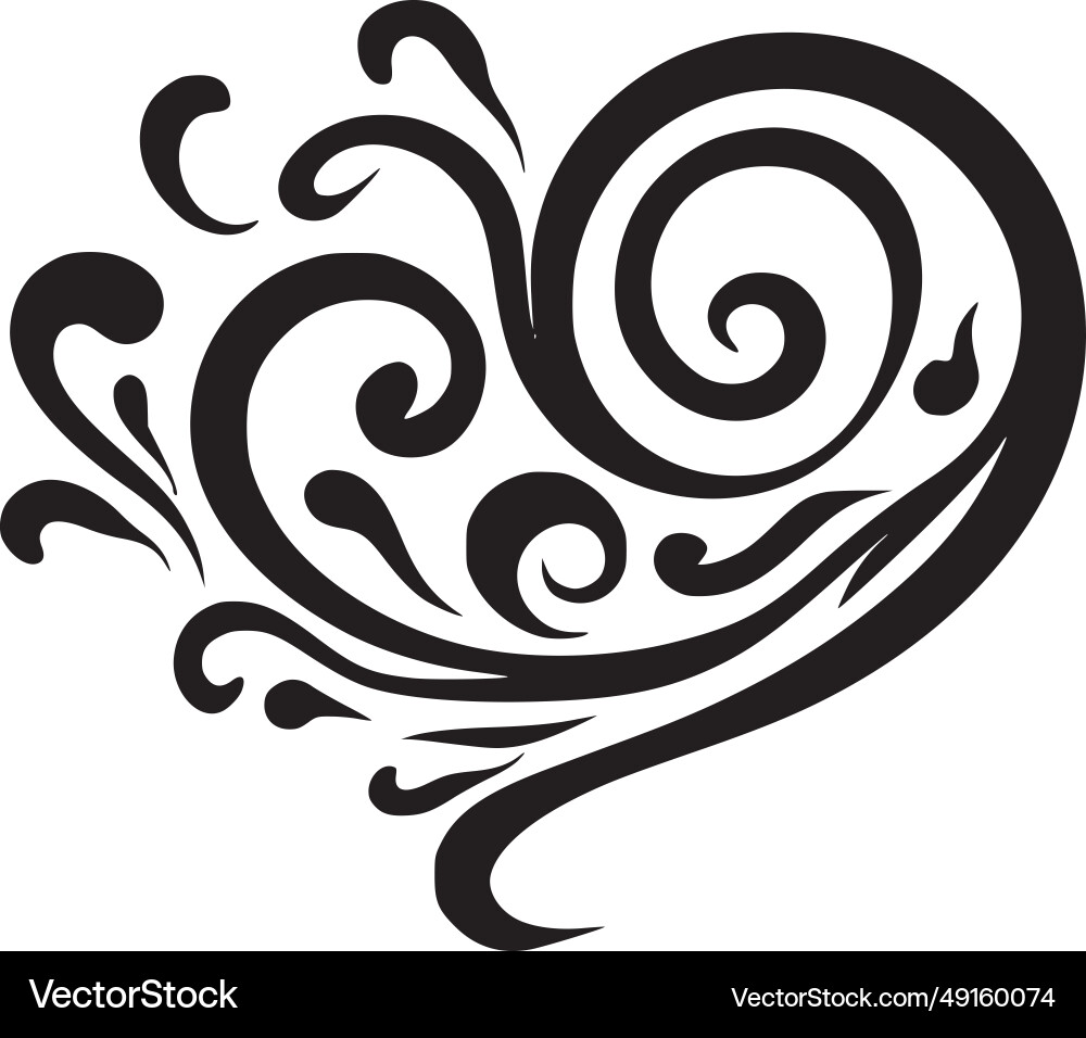 Heart - high quality logo ideal for t-shirt Vector Image
