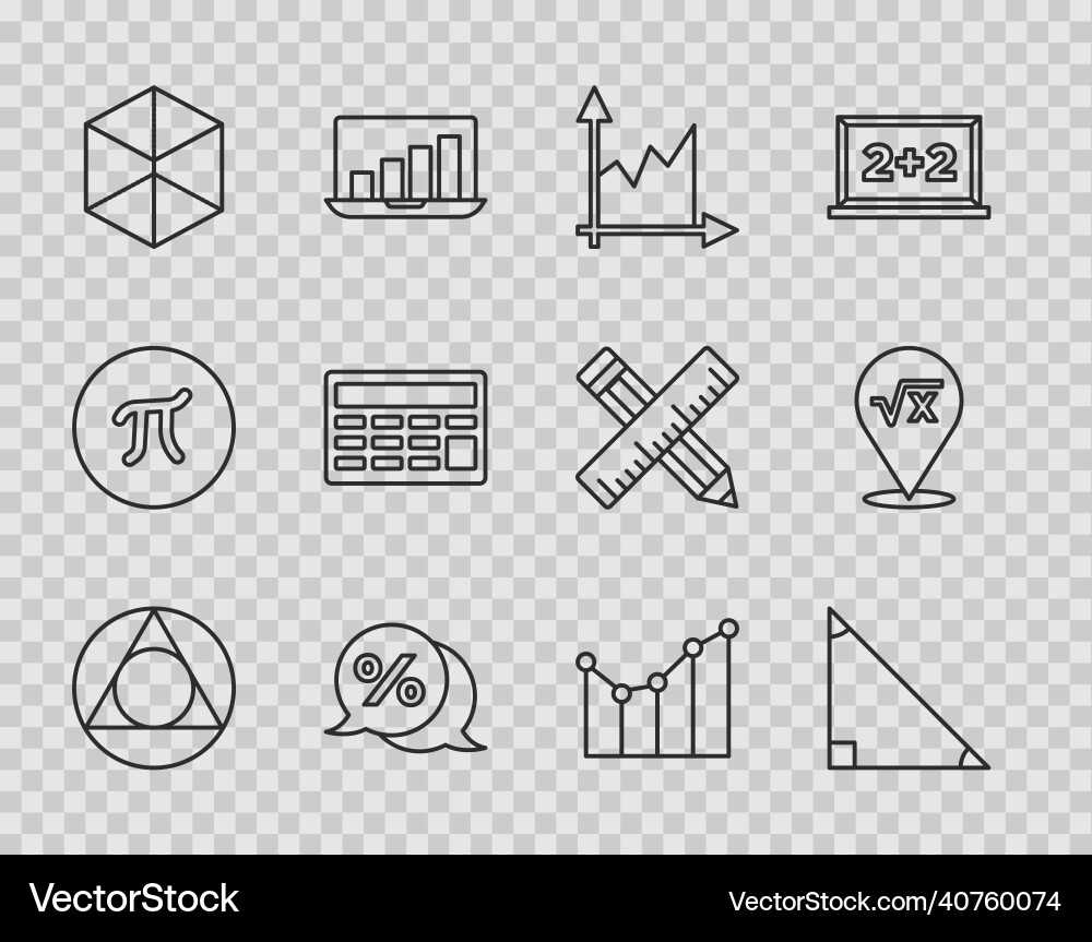 Linie Dreieck Mathe Diagramm Diagramm Linie Dreieck Mathe Diagramm Diagramm vektorbild