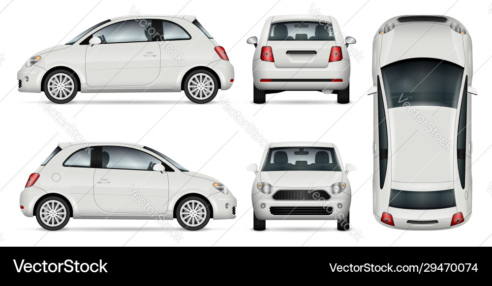 Mini car Royalty Free Vector Image - VectorStock