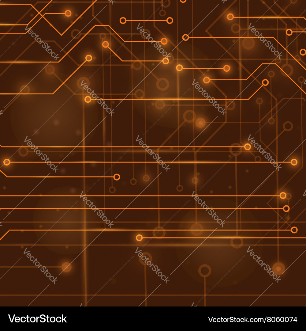 Modern computer technology background vector image