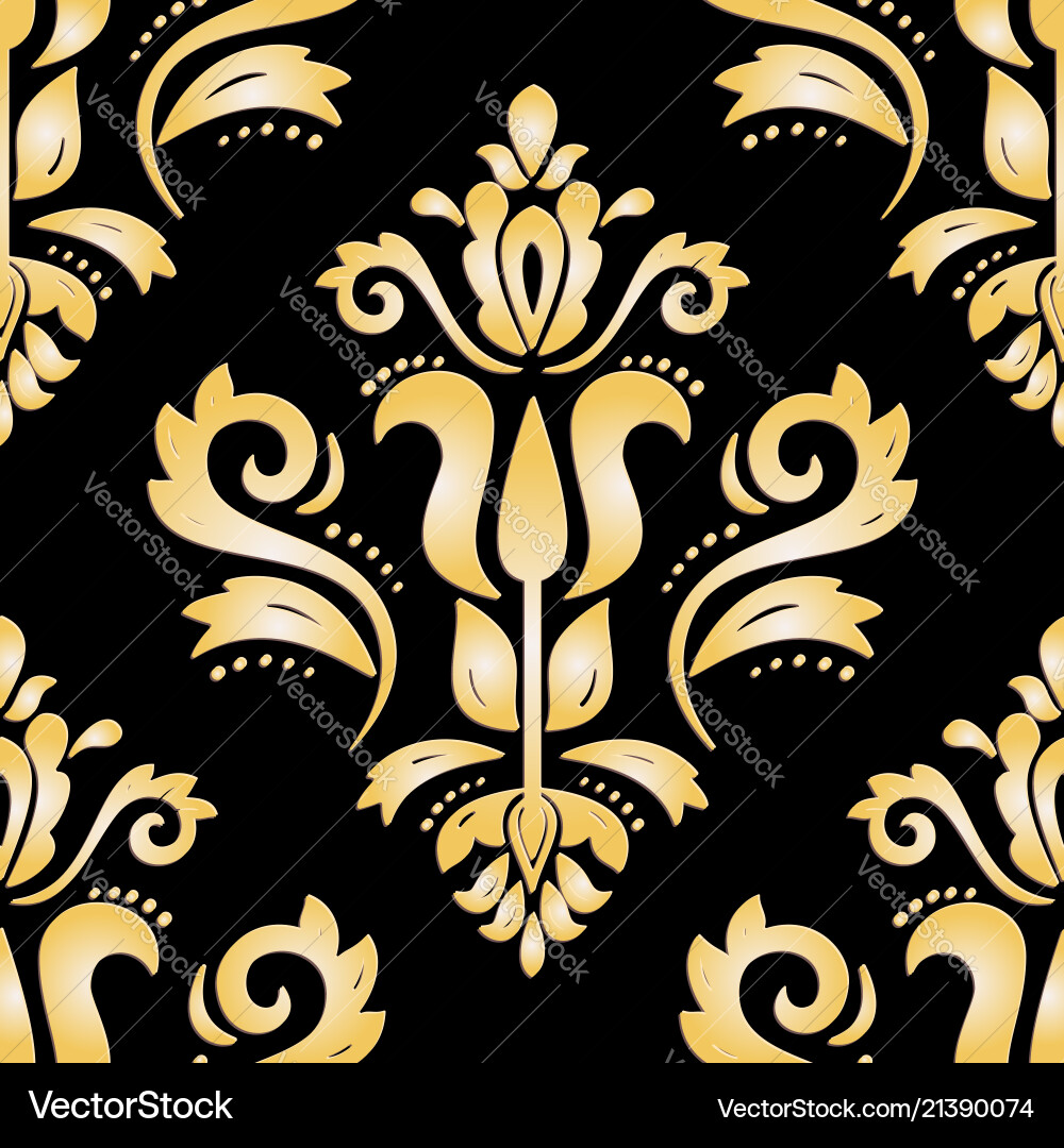 Seamless oriental pattern with 3d elements Seamless oriental pattern with 3d elements vector image