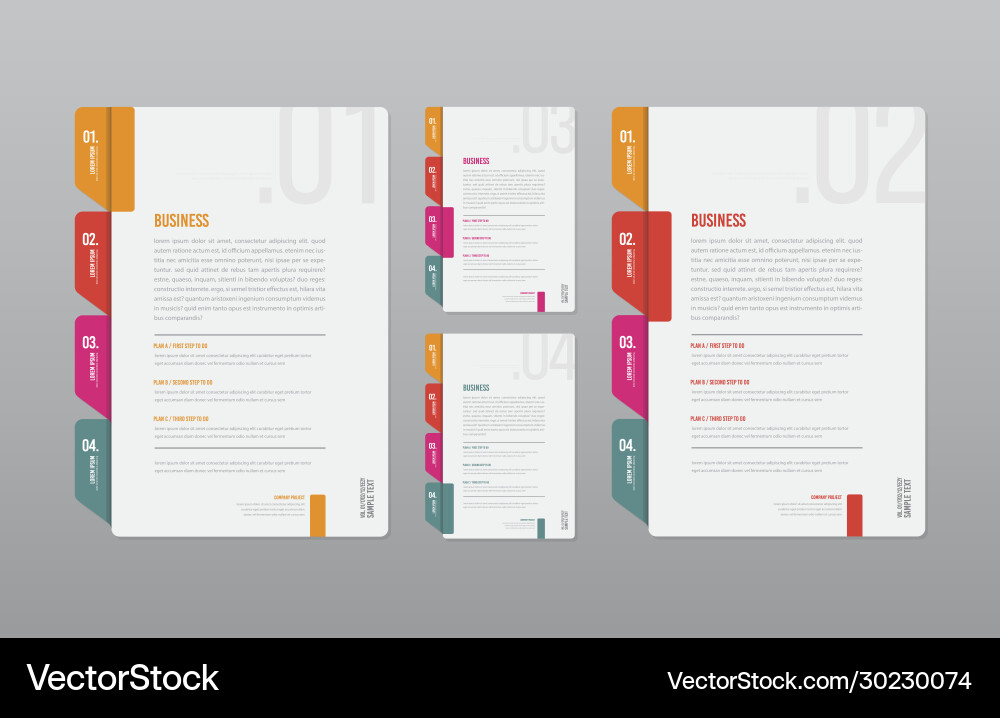 White index document template design White index document template design vector image