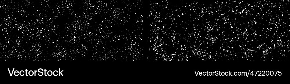 Collection of two splatter textures in a4 format vector image