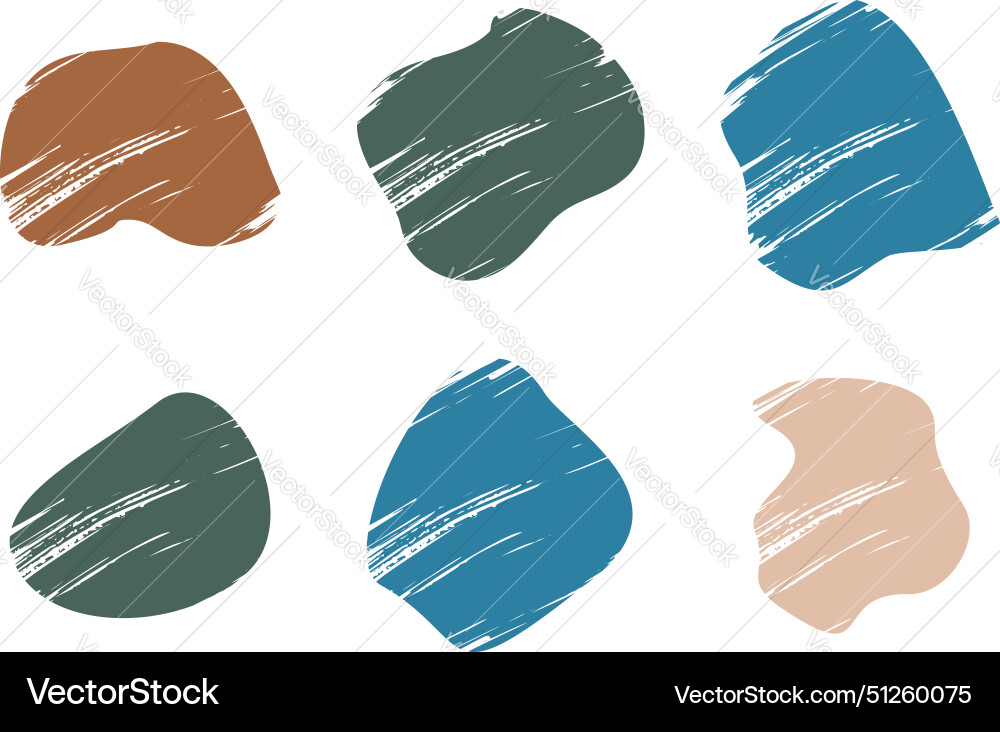 Grunge blobs fluid shapes pictogram symbol visual Grunge blobs fluid shapes pictogram symbol visual Vector Image