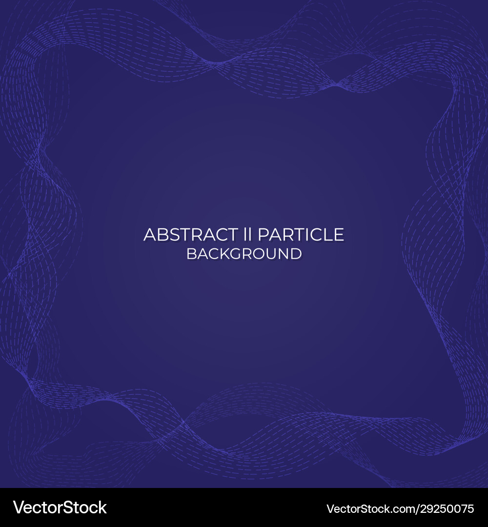 Line particle wave flow movement feeling abstract Line particle wave flow movement feeling abstract vector image