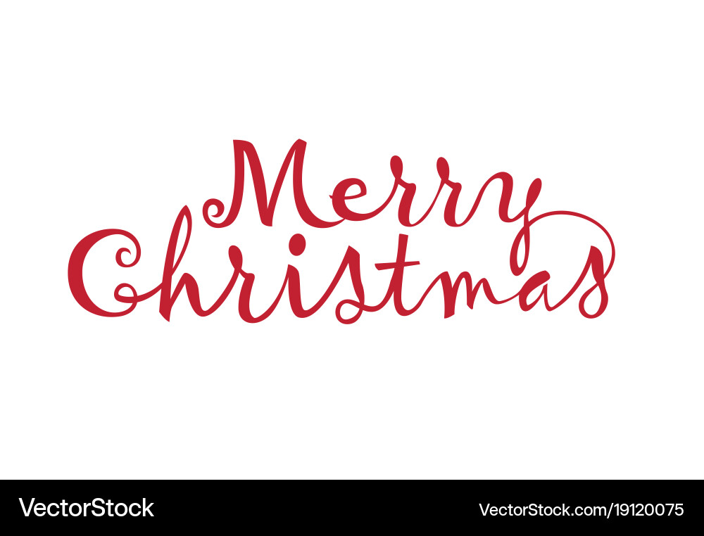 Merry christmas with stars glitter Vector Image