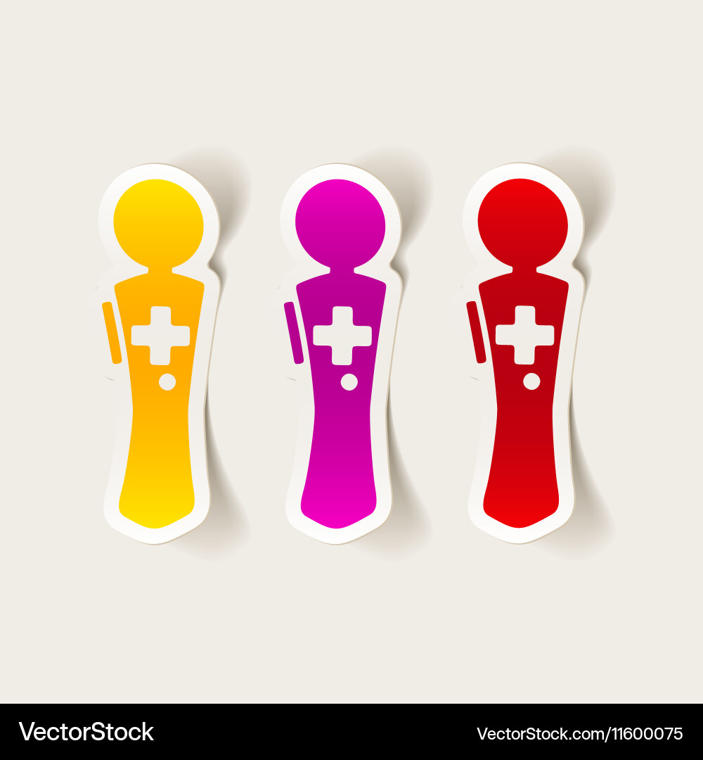 Realistic design element vector image