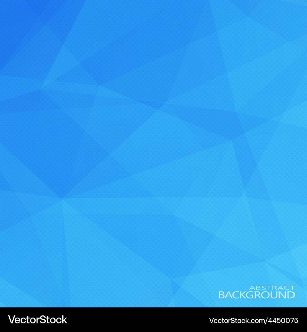Triangular Blue Abstract Background vector image