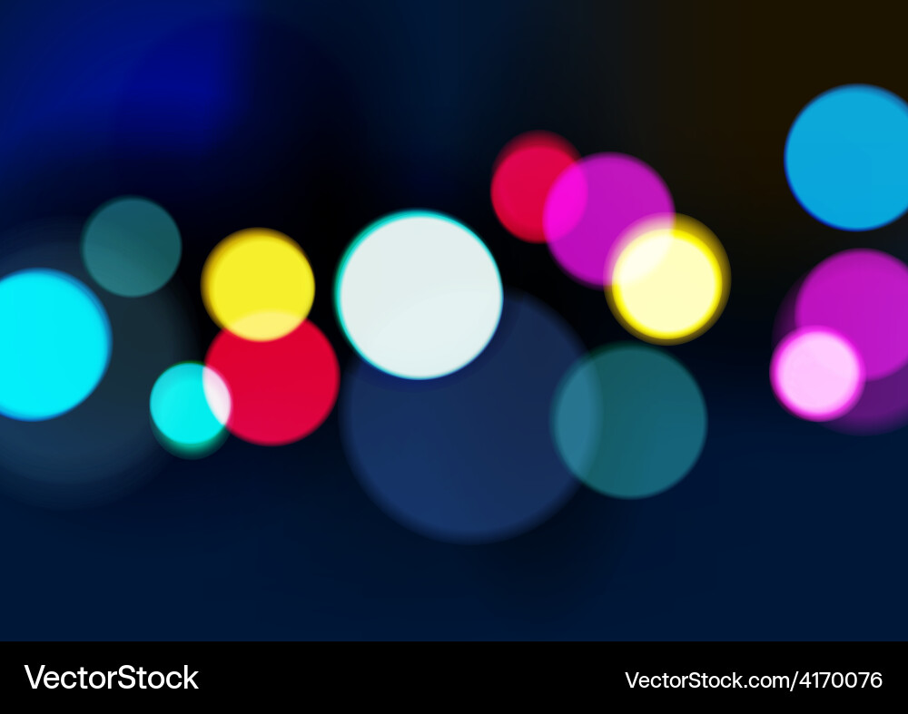 Abstract bokeh light background Vector Image