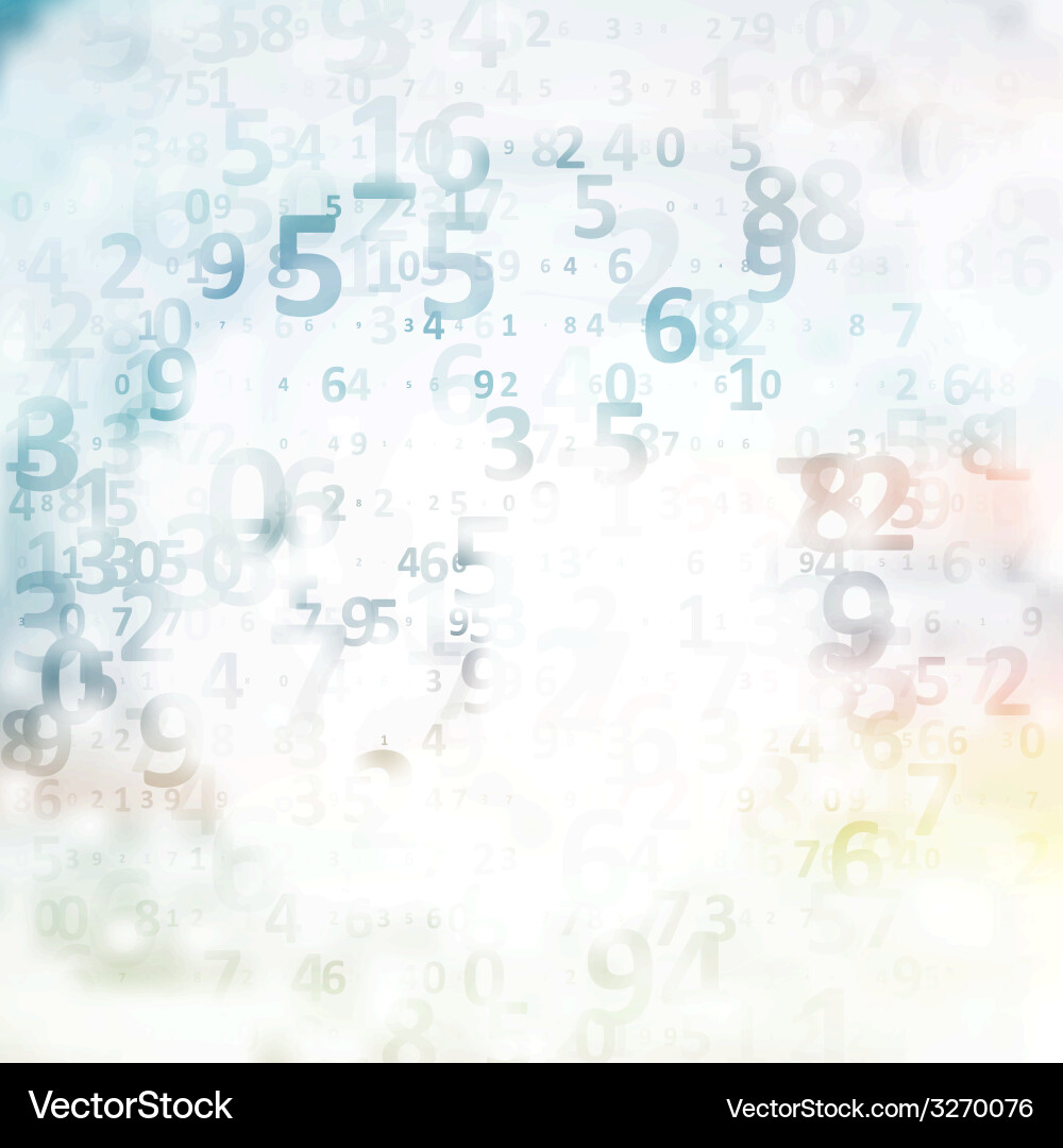 Digital code background vector image