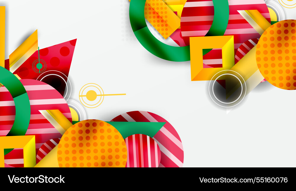 Dynamic complex geometric abstract background Dynamic complex geometric abstract background vector image
