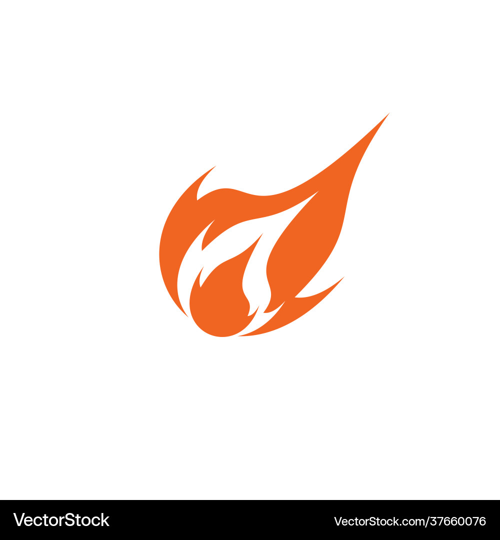 Dynamic Meteor Logo Template vector image