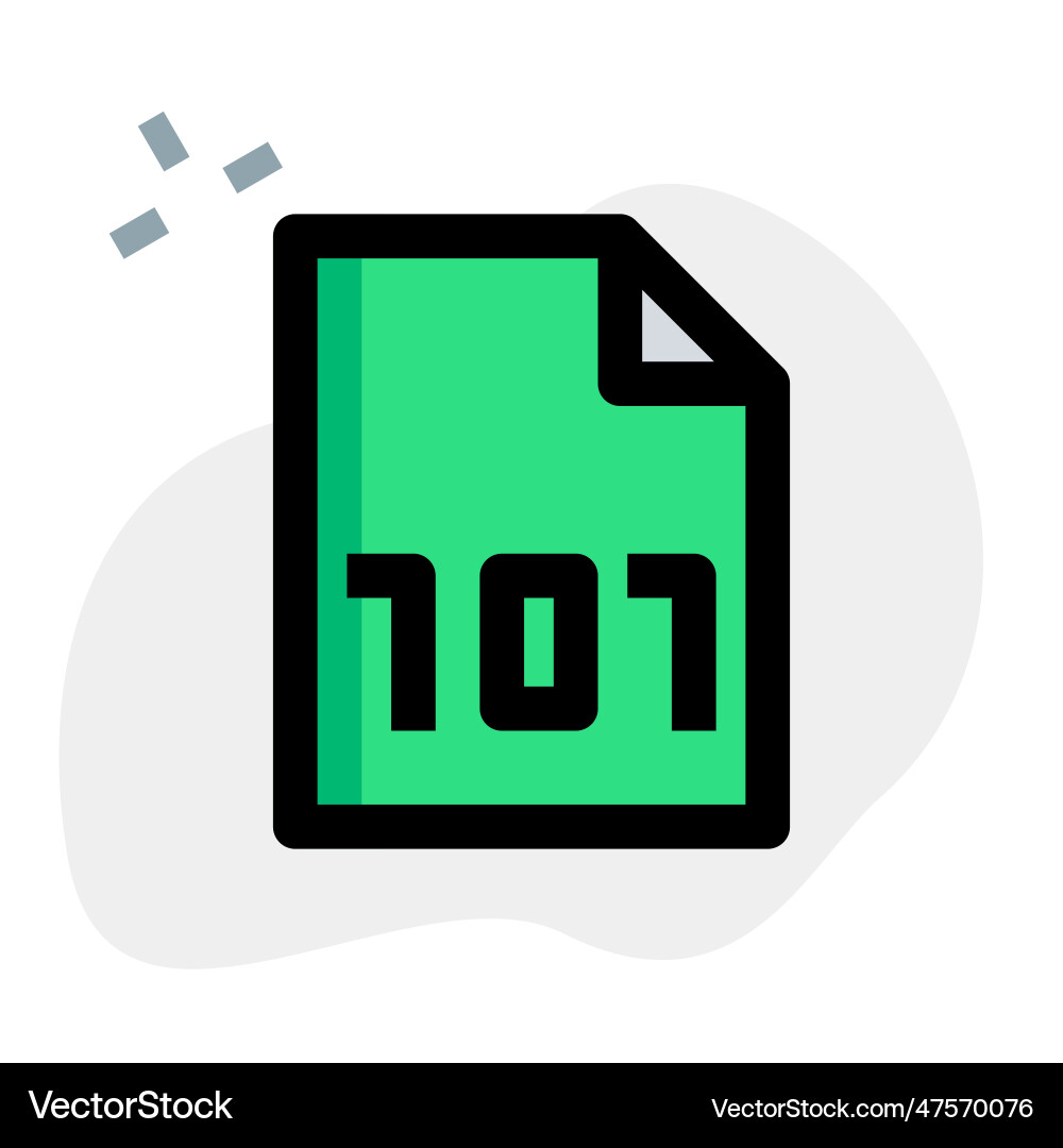 File with systematic encryption to secure data vector image