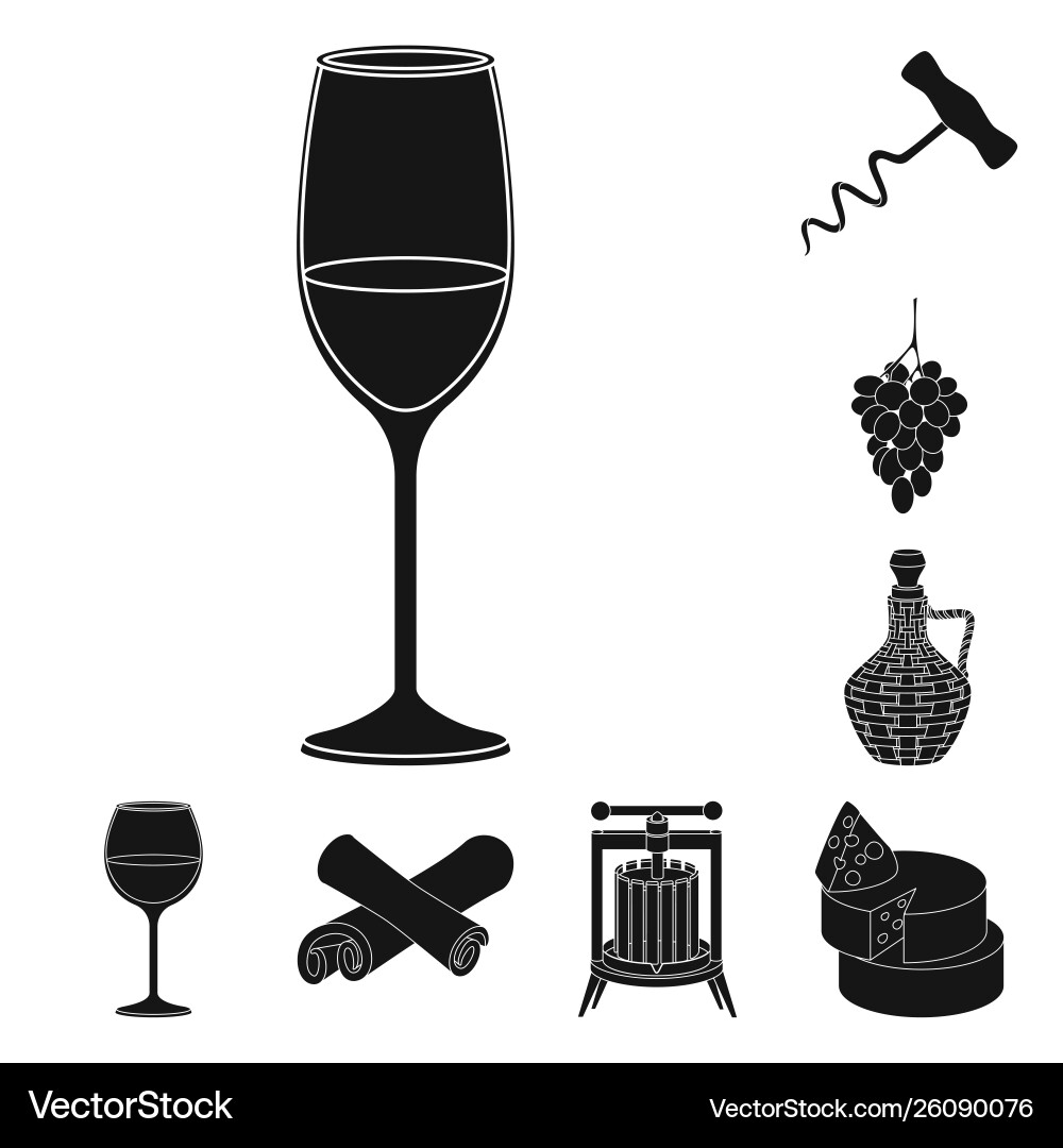 Isolated object nature and product symbol set Vector Image