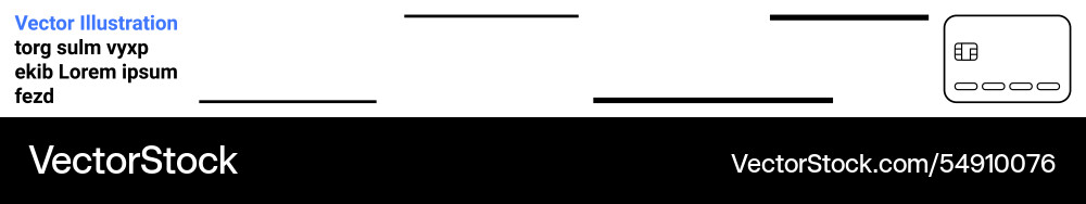 Minimalistic website banner with placeholder text Minimalistic website banner with placeholder text vector image