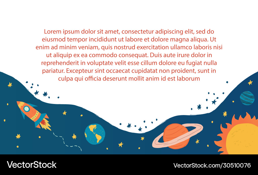 Template with place for your text horizontal Template with place for your text horizontal vector image