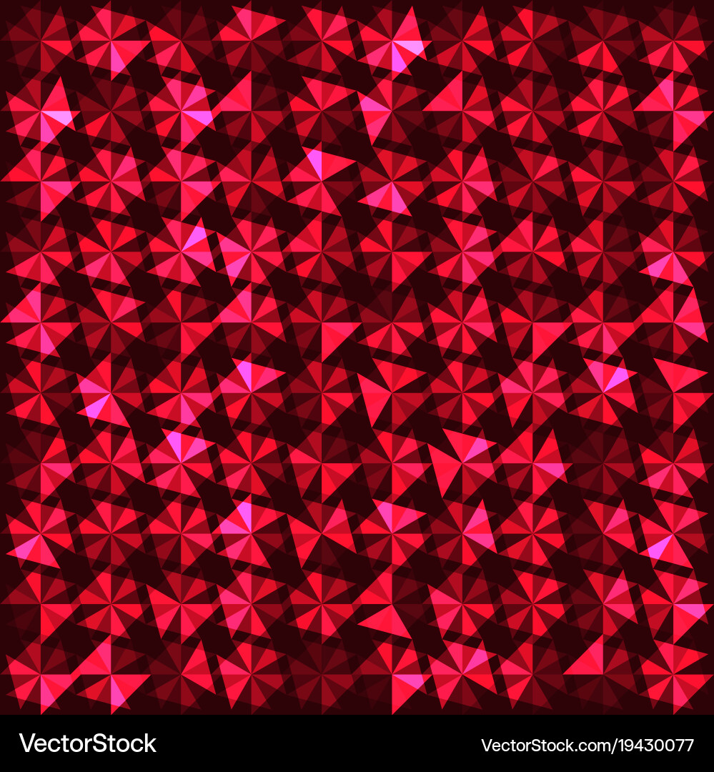 Abstract background of triangles vector image