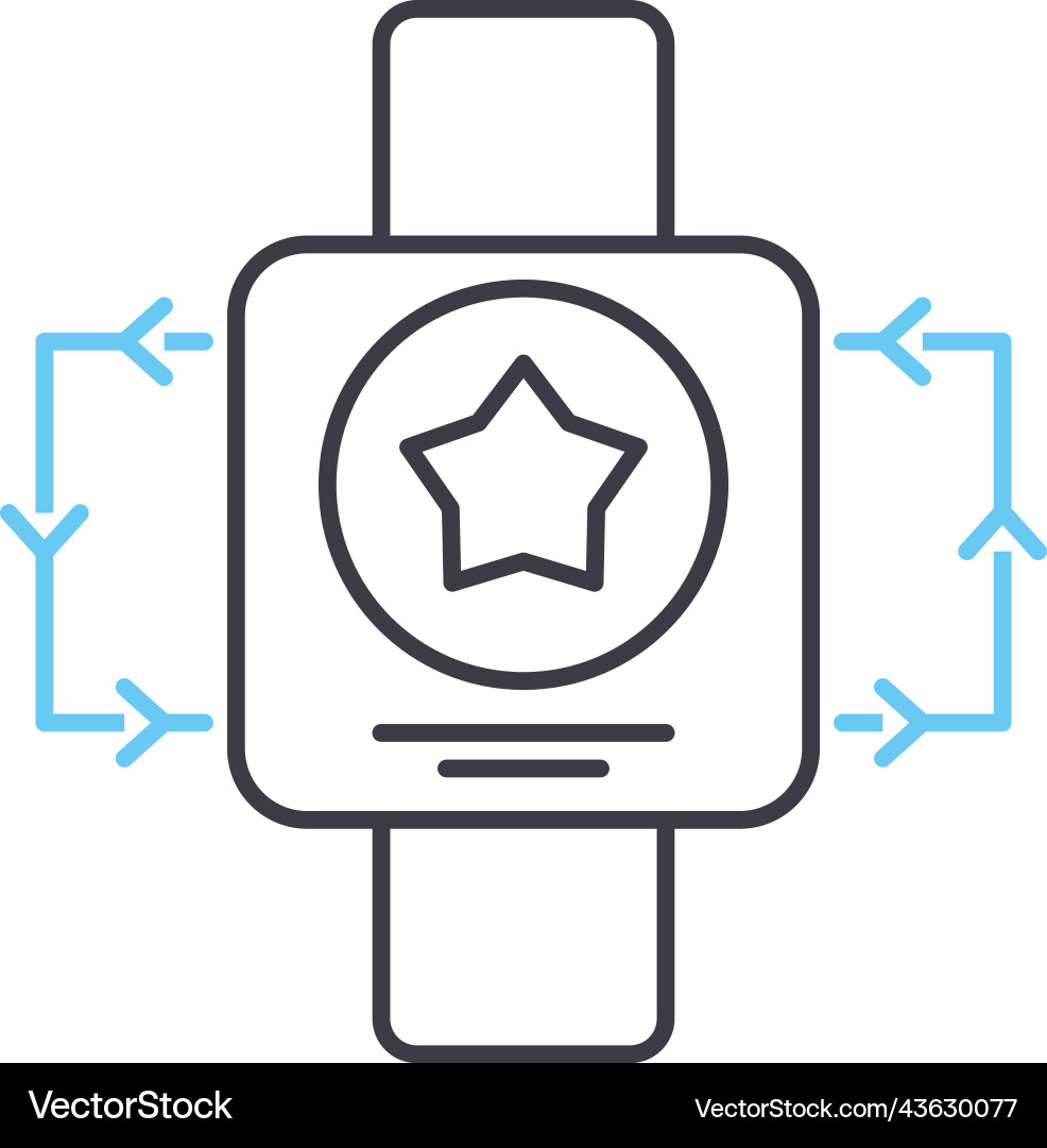 Apps framework development line icon outline Apps framework development line icon outline vector image
