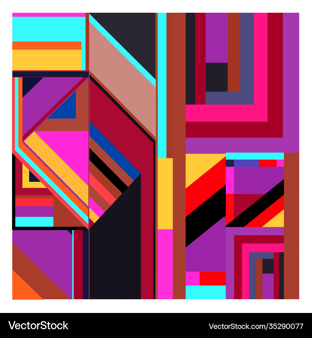 Colorful geometric and curve background pattern Colorful geometric and curve background pattern Vector Image