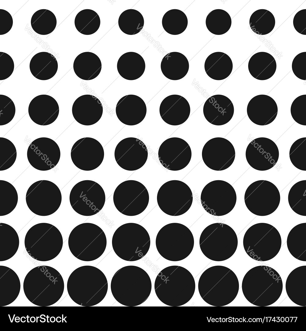 Half tone circles pattern halftone dots vector image