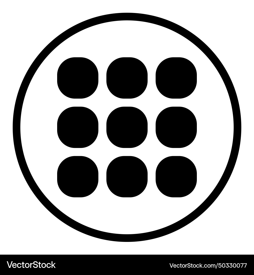 Level map menu button flat icon isolated on white Level map menu button flat icon isolated on white vector image