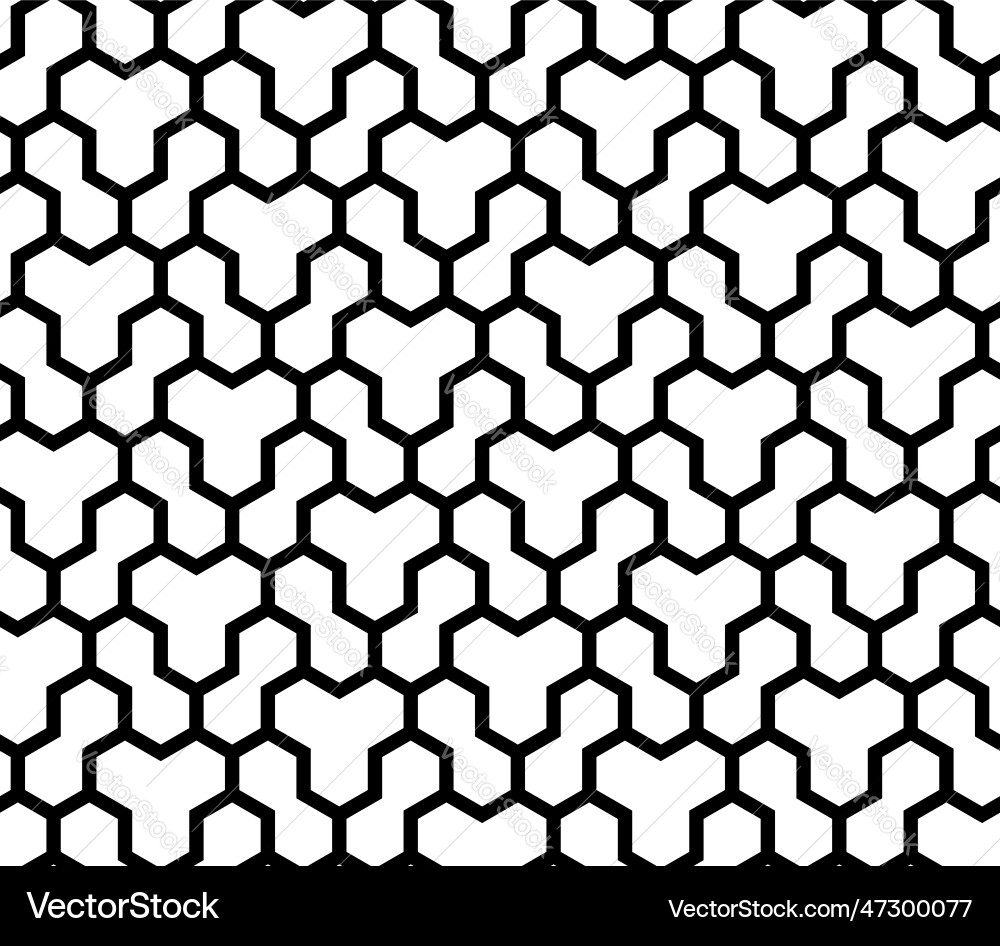 Seamless abstract pattern with hexagonal Seamless abstract pattern with hexagonal vector image