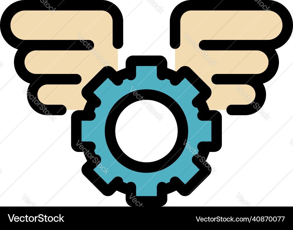 Technical problem icon color outline Technical problem icon color outline vector image