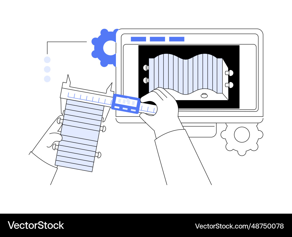 3d printing prototyping abstract concept 3d printing prototyping abstract concept vector image