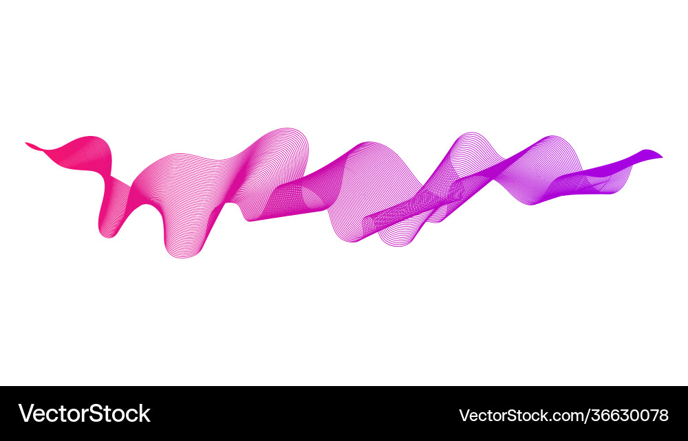 Abstract backdrop with colorful wave gradient Vector Image