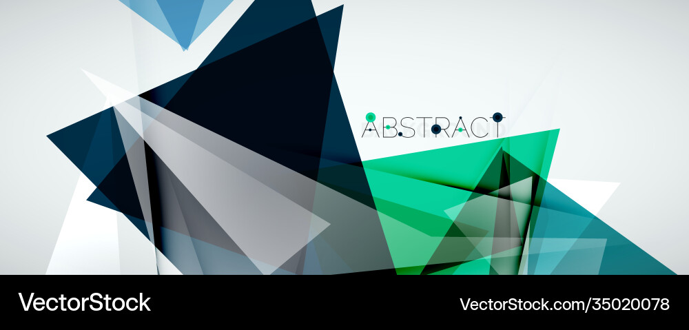 Geometric abstract background color triangle Geometric abstract background color triangle Vector Image