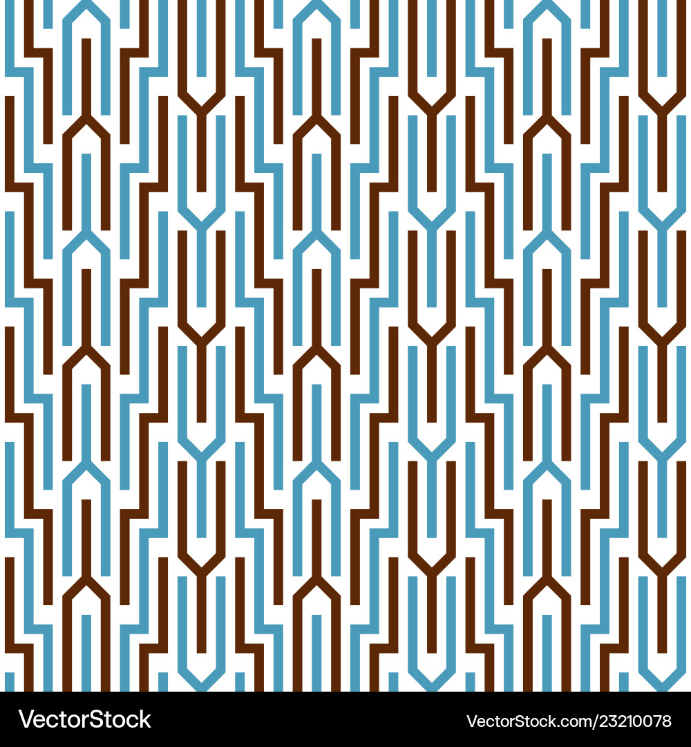 Geometric abstract seamless pattern linear motif Geometric abstract seamless pattern linear motif Vector Image