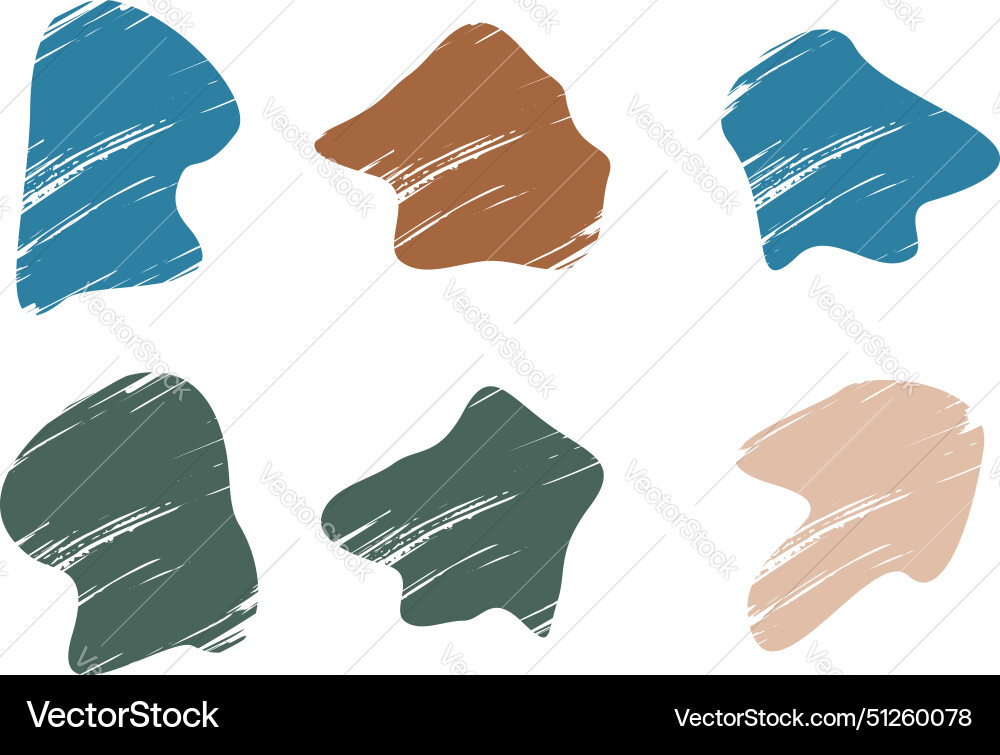 Grunge blobs fluid shapes pictogram symbol visual Grunge blobs fluid shapes pictogram symbol visual vector image