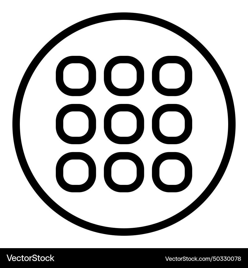 Level map menu button flat icon isolated on white Level map menu button flat icon isolated on white vector image