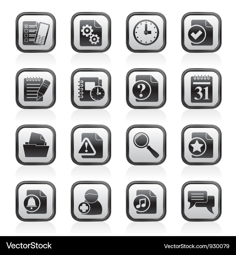 Communication and connection icons Vector Image