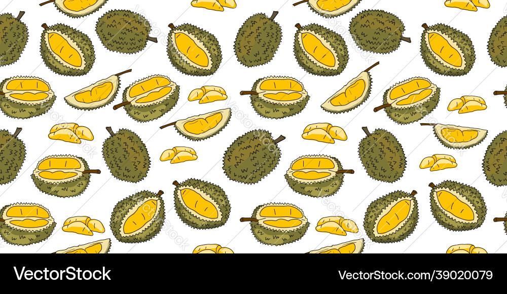 Durians nahtlose Muster Hintergrund für Ihre Durians nahtlose Muster Hintergrund für Ihre vektorbild