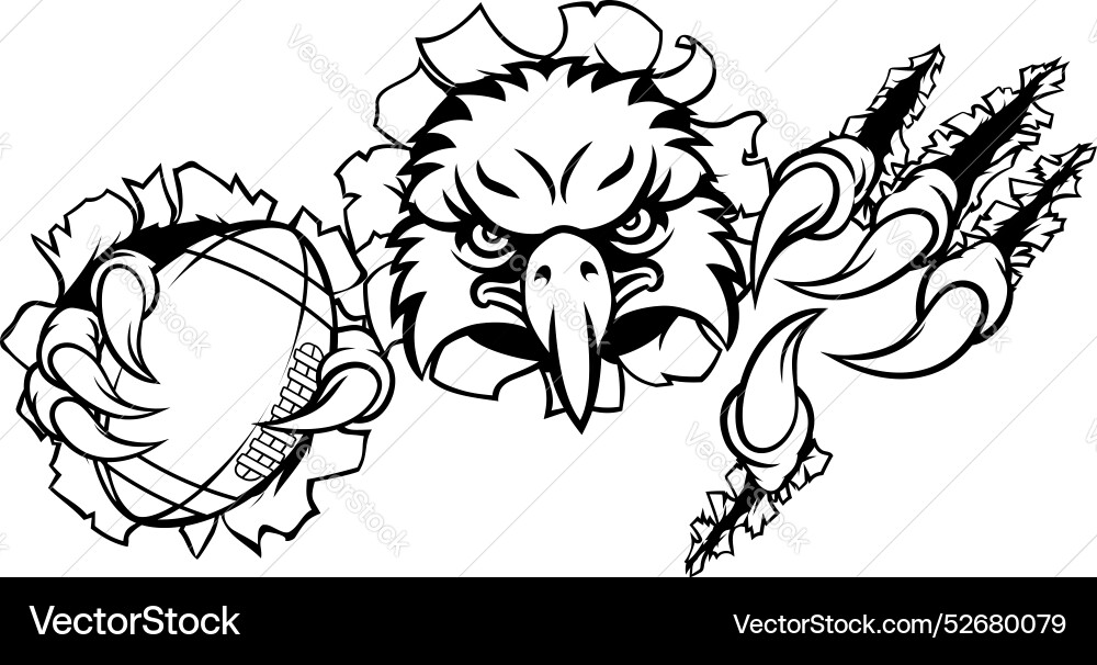 Eagle Fußball Cartoon Maskottchen reifen Hintergrund Eagle Fußball Cartoon Maskottchen reifen Hintergrund vektorbild