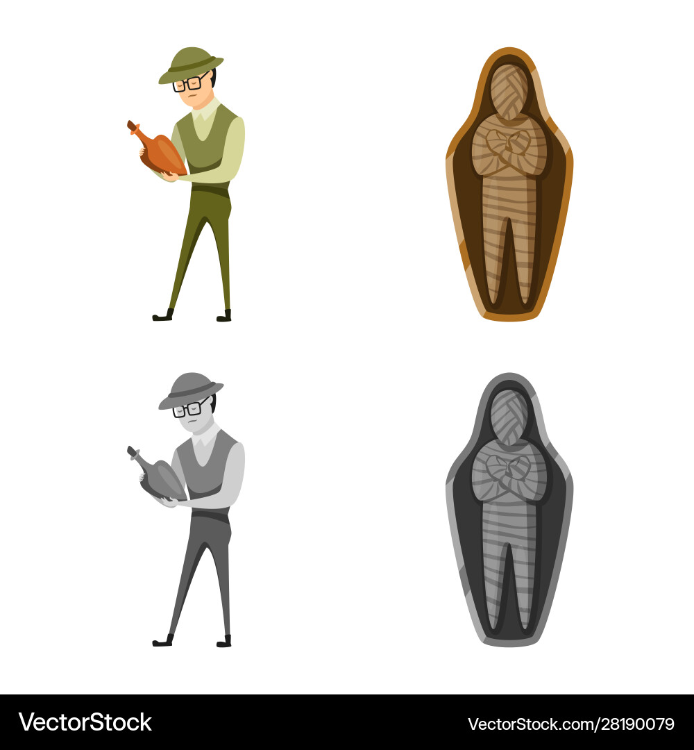 Isolated object story and items logo set Isolated object story and items logo set vector image