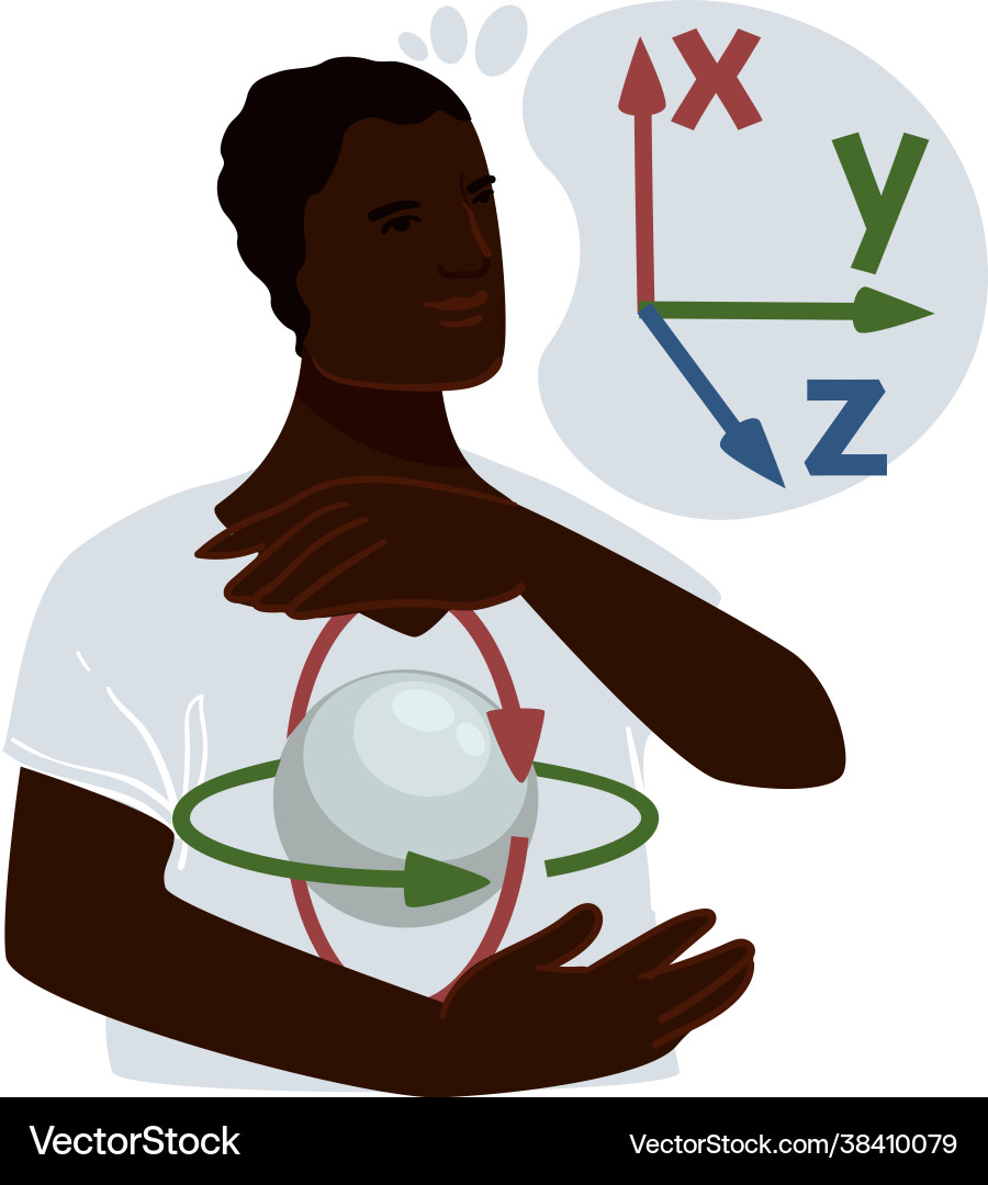 Solving geometric problems axis and dimensions Solving geometric problems axis and dimensions vector image