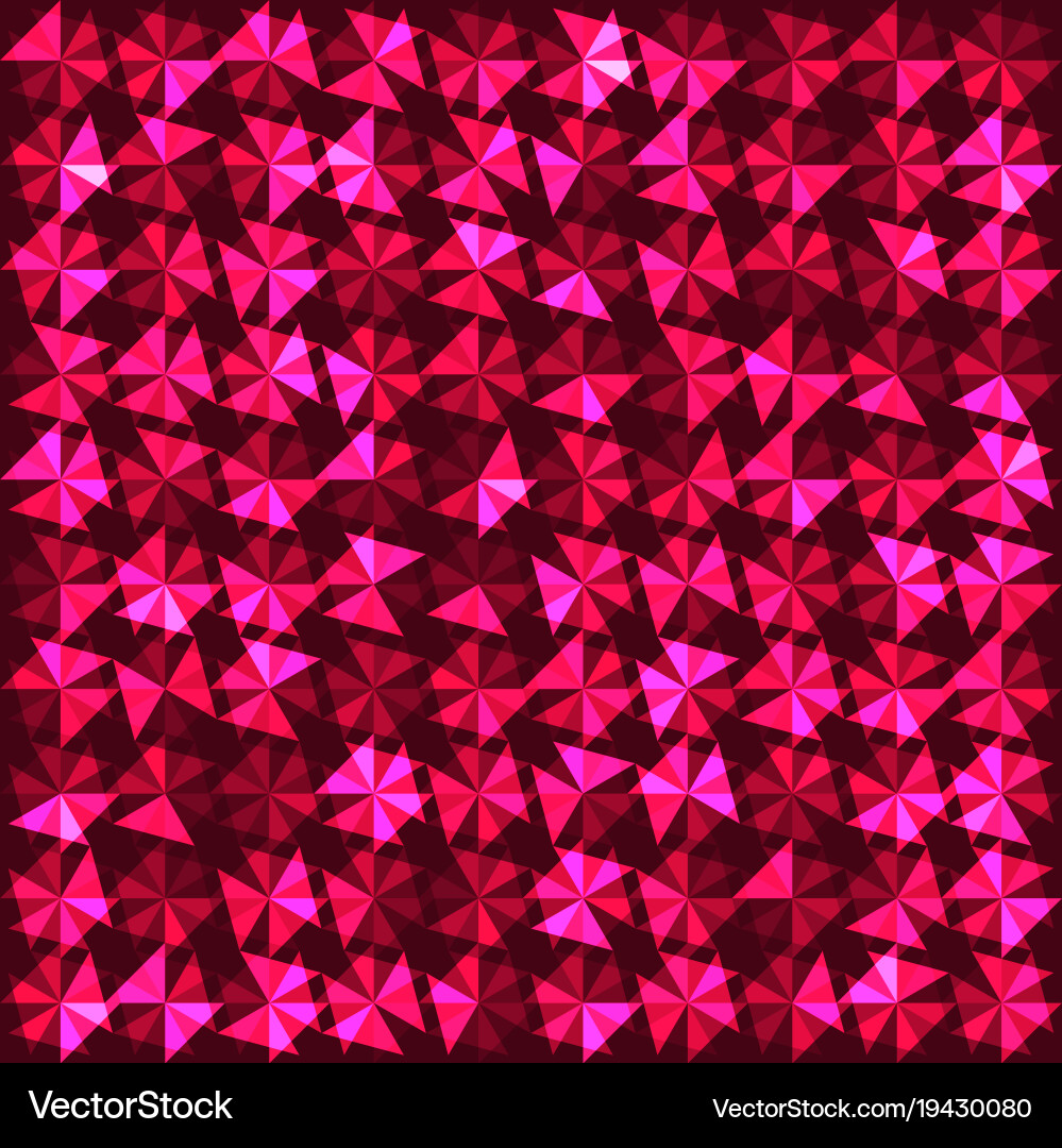 Abstract background of triangles vector image