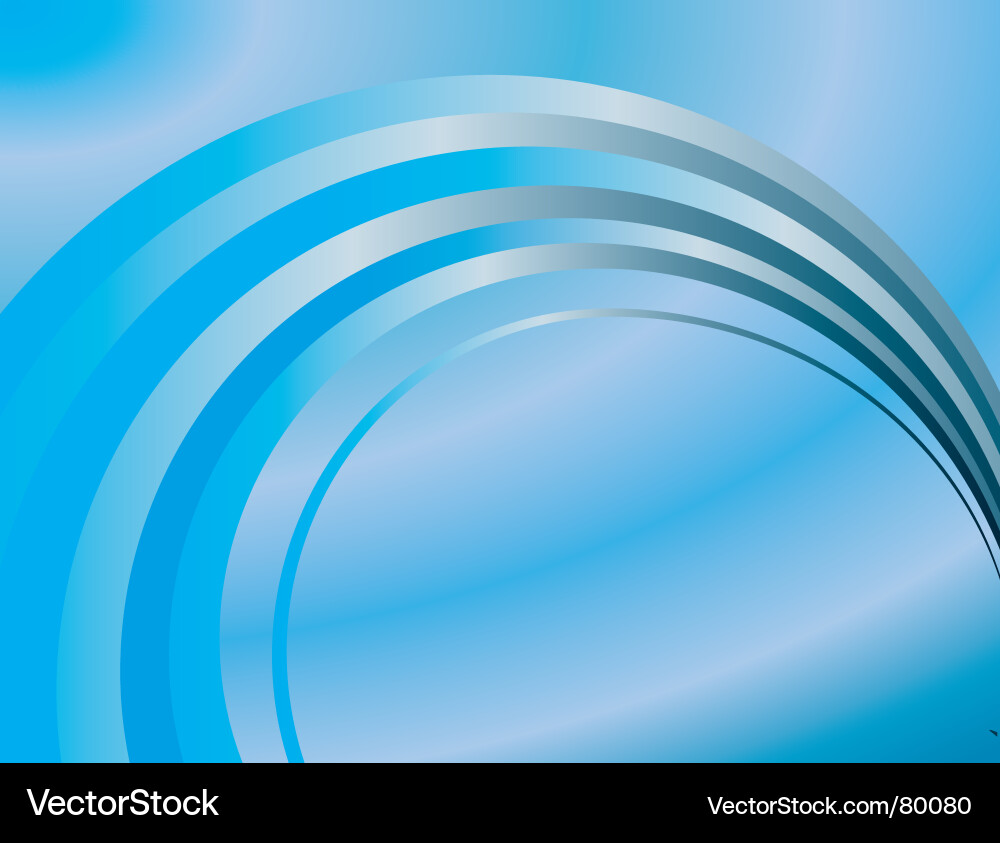 Abstract Blue Swirl Background vector image
