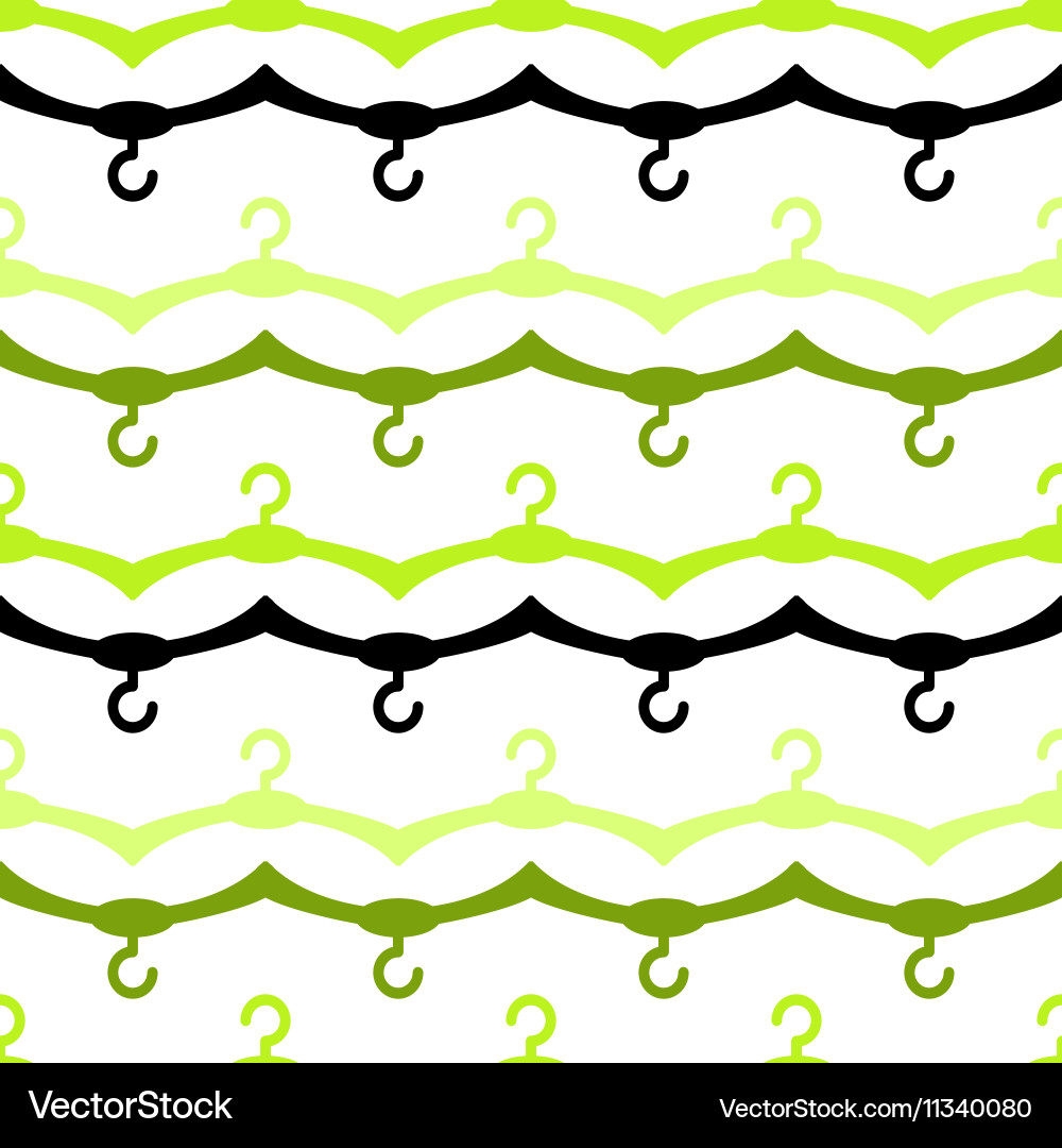 Abstract hanger seamless pattern or background vector image