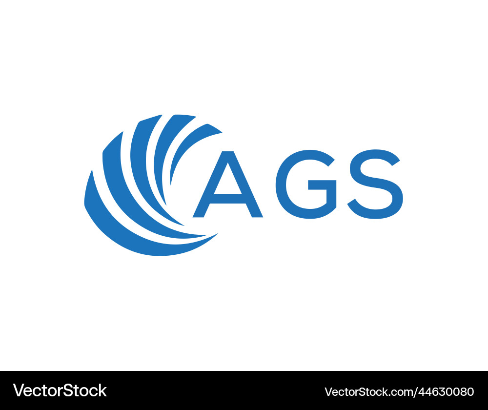 Ags abstraktes Unternehmenswachstum Logo Design auf weiß Ags abstraktes Unternehmenswachstum Logo Design auf weiß vektorbild