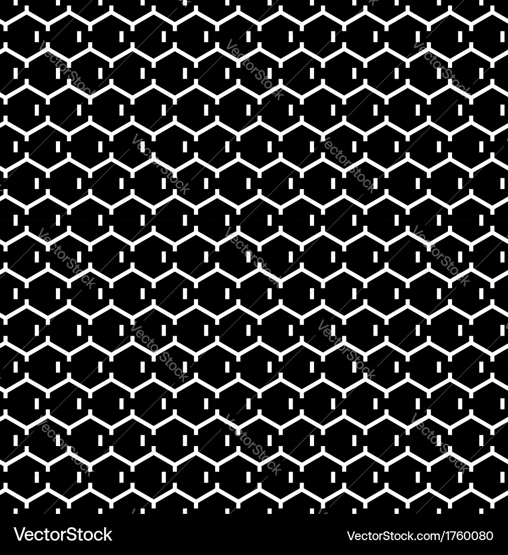 Hexagonal Grid Pattern vector image