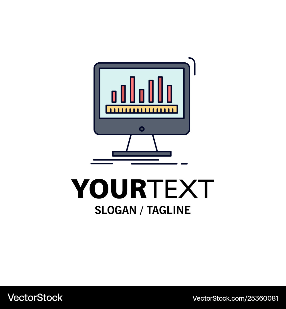 Analytics processing dashboard data stats flat Analytics processing dashboard data stats flat vector image